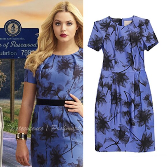 Jason Wu Resort 2011 Flower Print Faille Dress ASO Alison DiLaurentis - Picture 2 of 7
